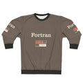 Retro Fortran programming sweatshirt featuring classic computer history