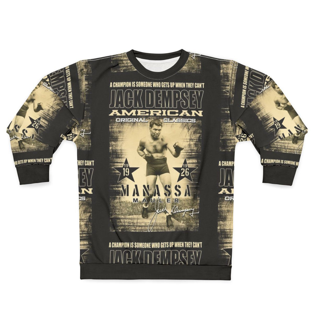 Vintage Jack Dempsey heavyweight champion boxing sweatshirt