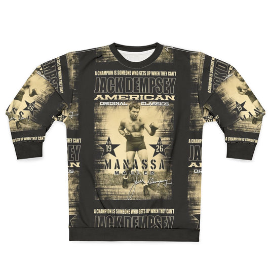 Vintage Jack Dempsey heavyweight champion boxing sweatshirt