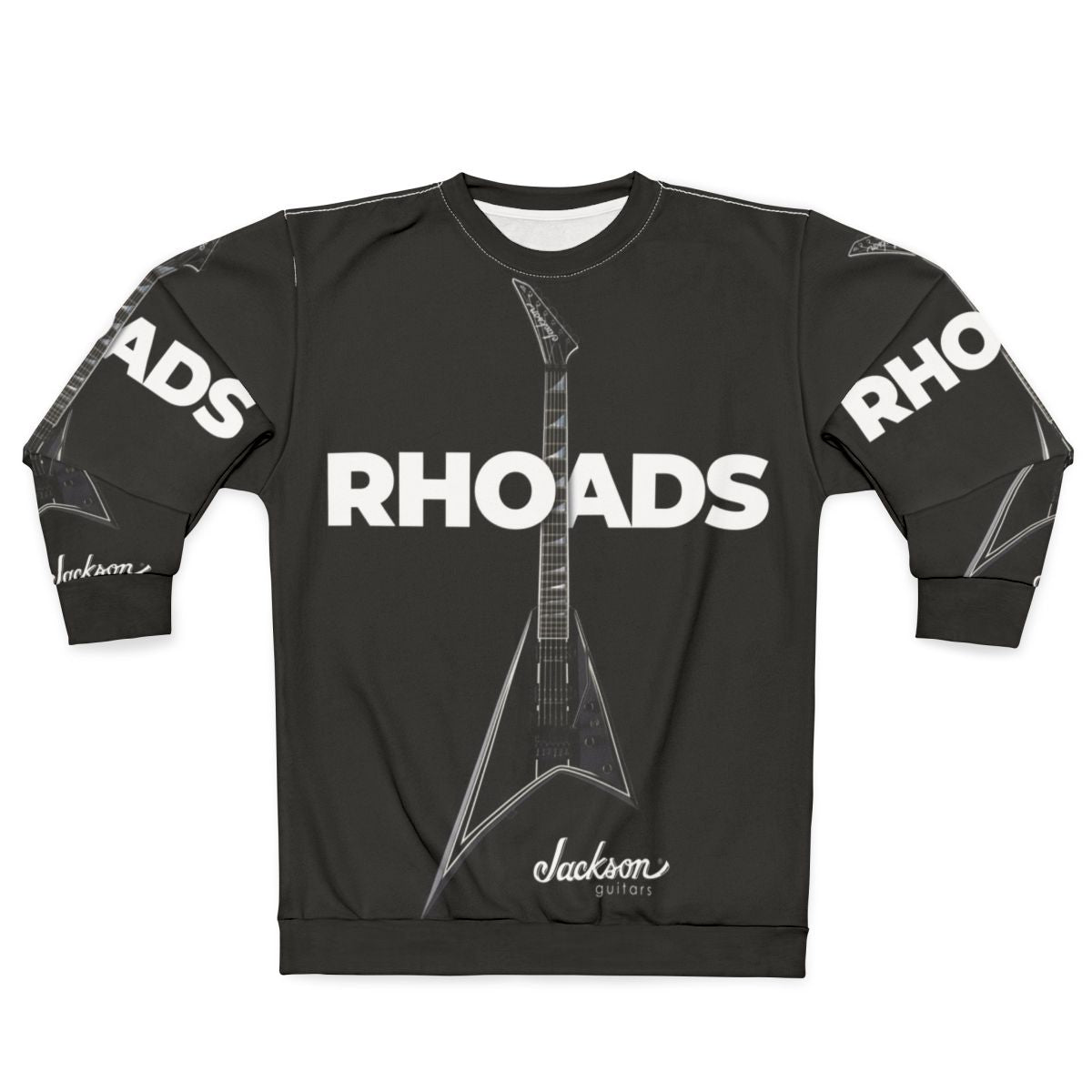 Jackson Rhoads Iconic Sweatshirt featuring guitar and heavy metal design
