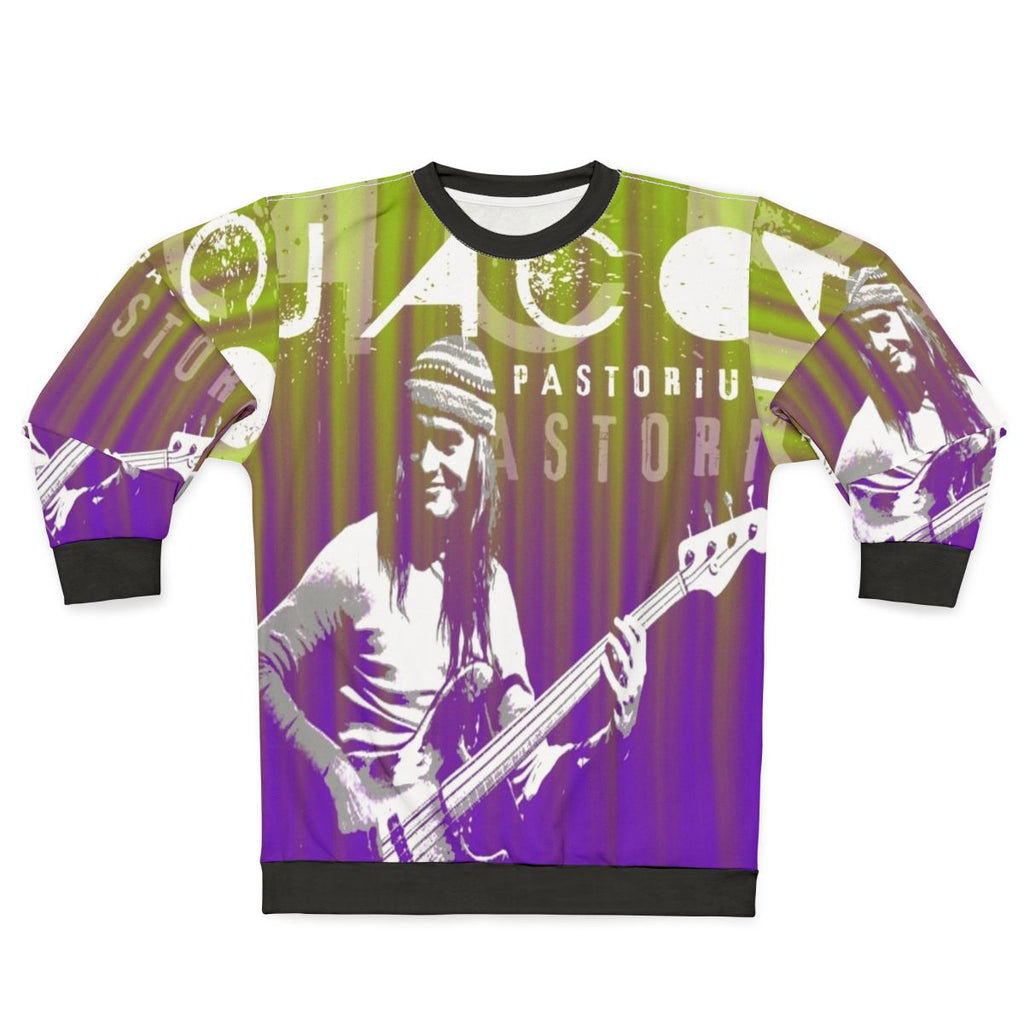 Jaco Pastorius inspired 60s jazz funk sweatshirt