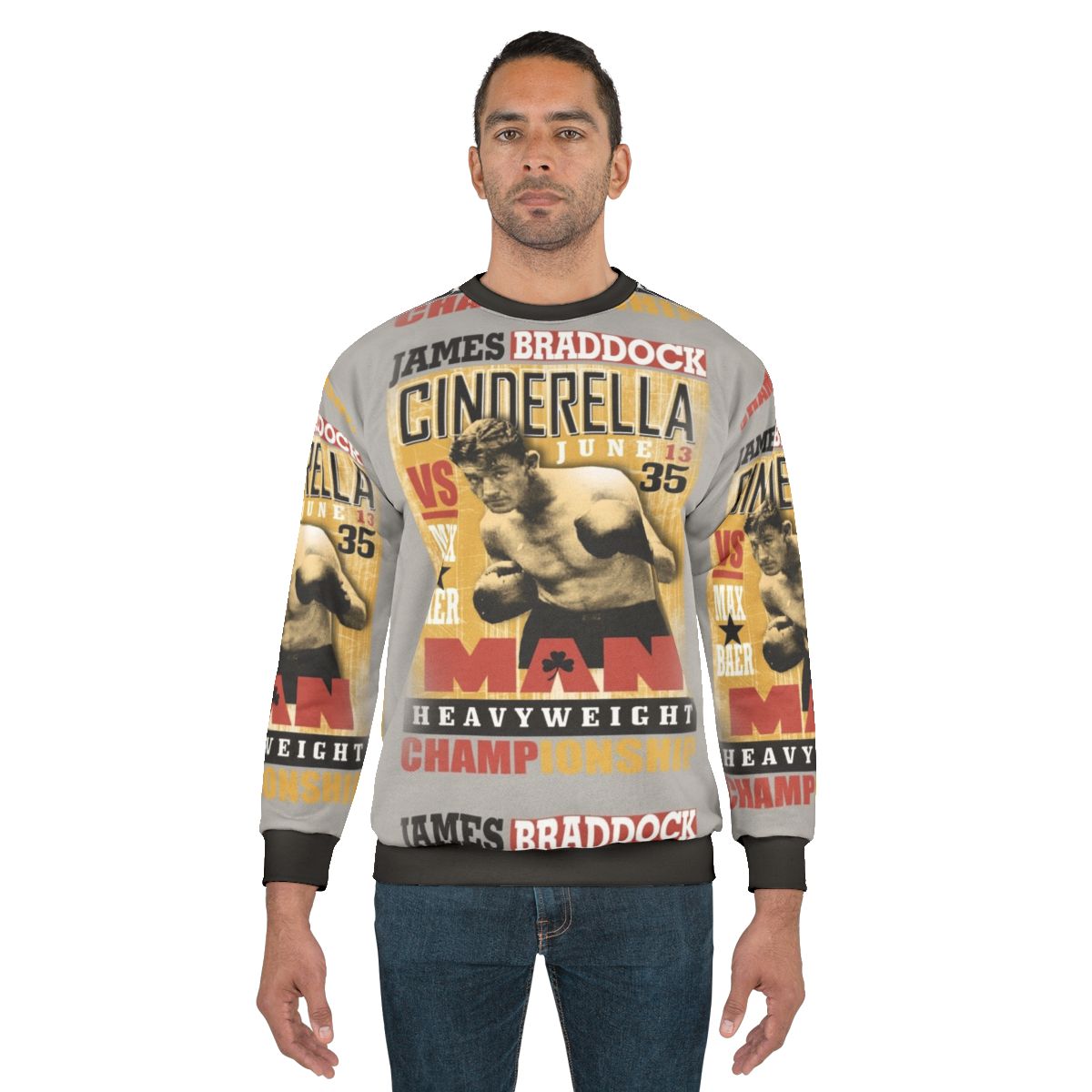 Vintage James Braddock Heavyweight Boxing Sweatshirt