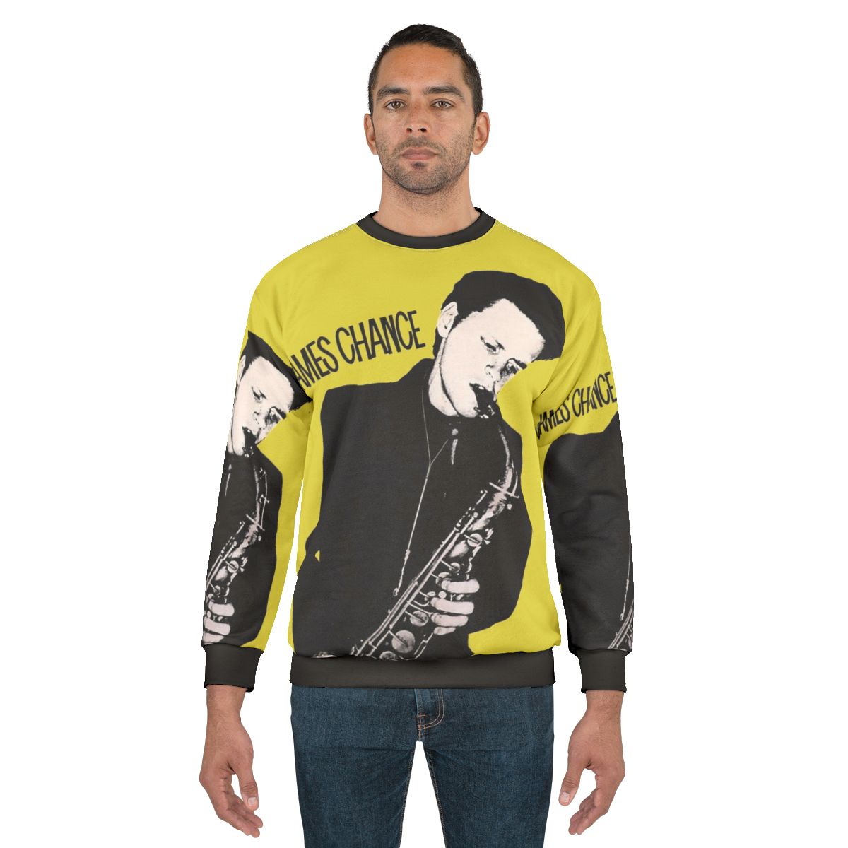 James Chance Sweatshirt featuring no wave and experimental design