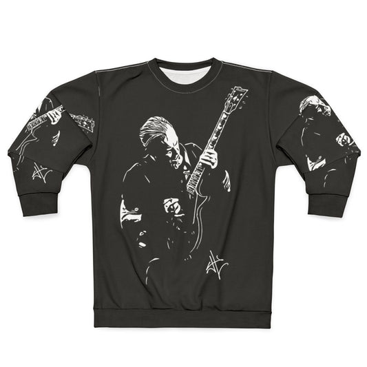 James Hetfield Vector Art Sweatshirt with Metallica Band Logo