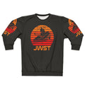 James Webb Space Telescope Sweatshirt featuring a vintage-inspired space exploration design