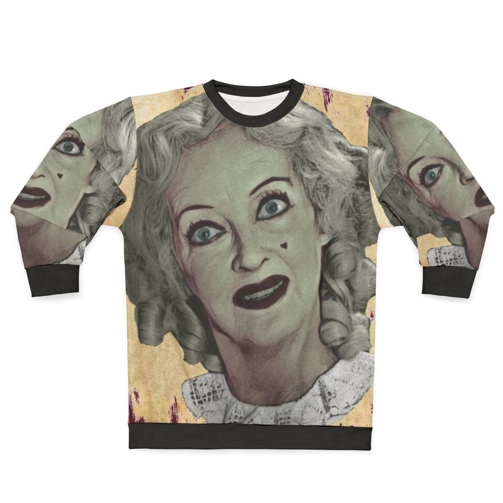 Jane Hudson Retro Horror Movie Themed Sweatshirt