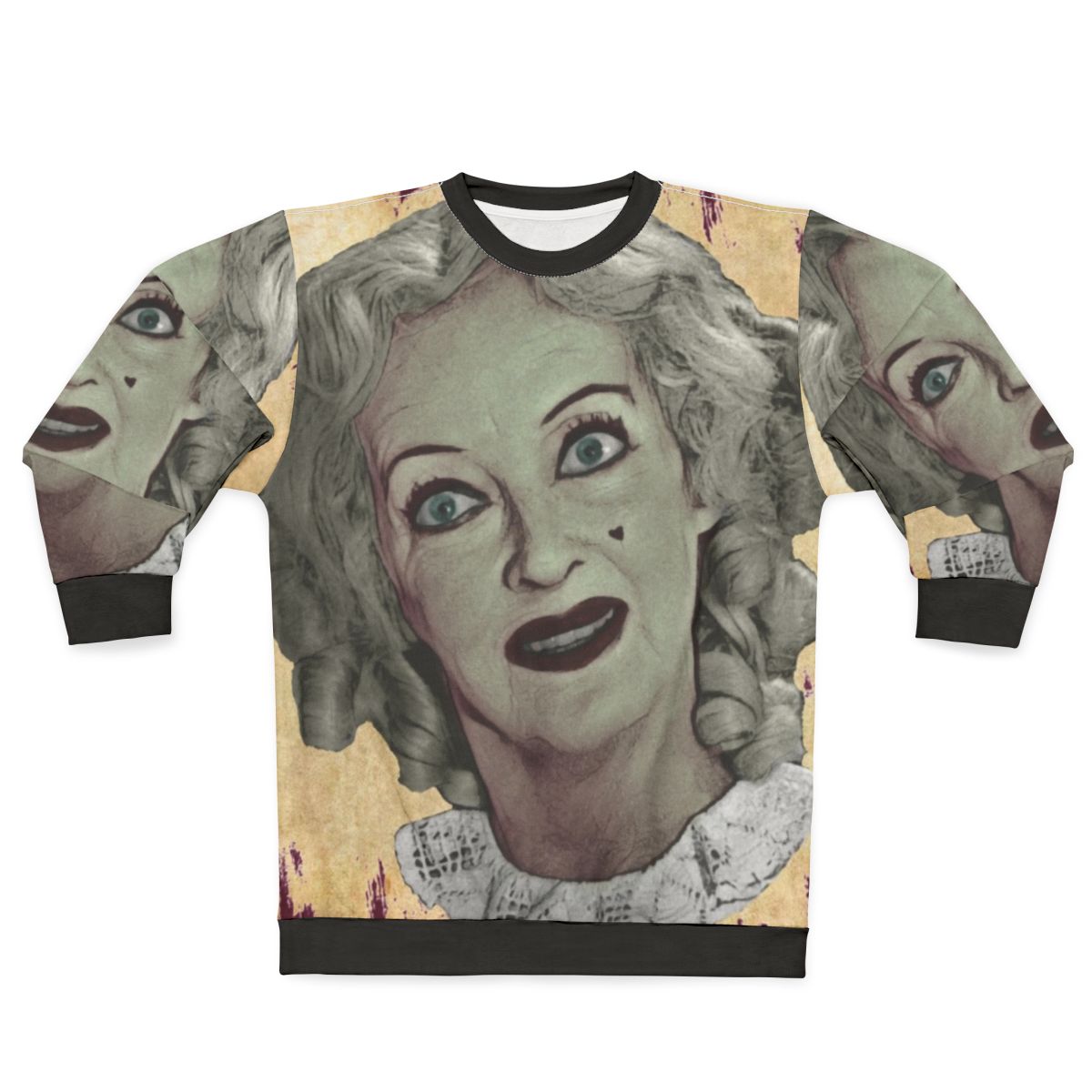 Jane Hudson Retro Horror Movie Themed Sweatshirt