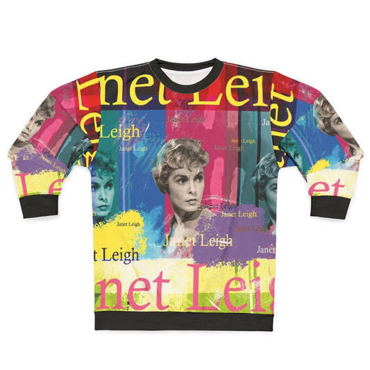 Vintage portrait of actress Janet Leigh on a sweatshirt