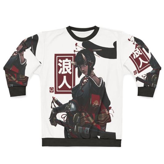 Japanese Anime Geisha Ninja Sweatshirt