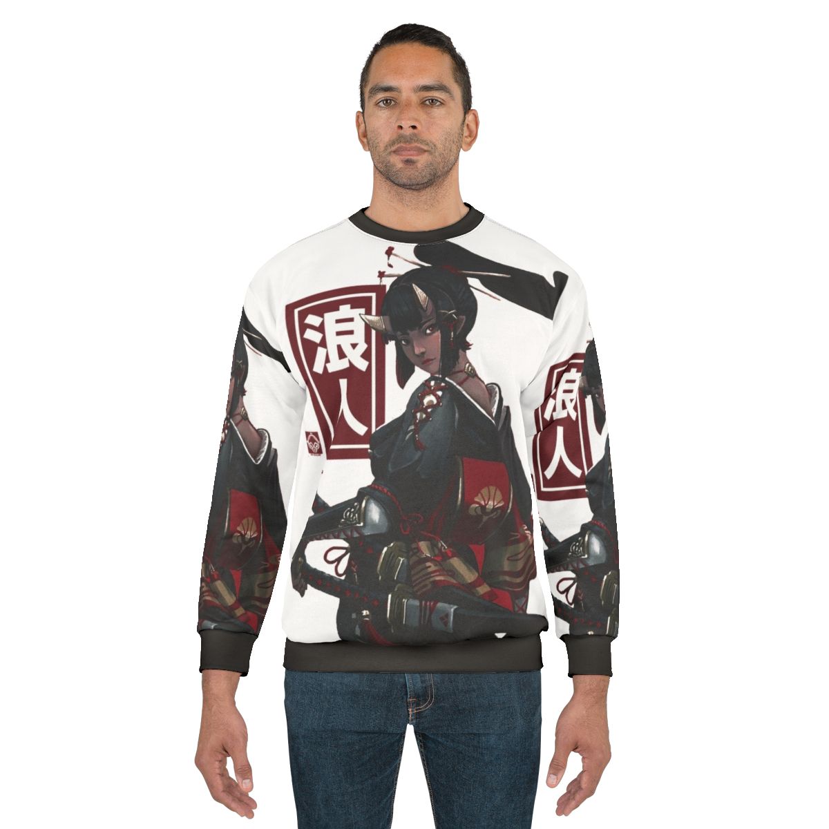 Japanese Anime Geisha Ninja Sweatshirt