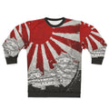 Japanese Palace and Sun Sweatshirt with Mount Fuji and Rising Sun Graphic