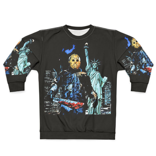 Jason Takes Manhattan Sweatshirt 2 featuring Friday the 13th character