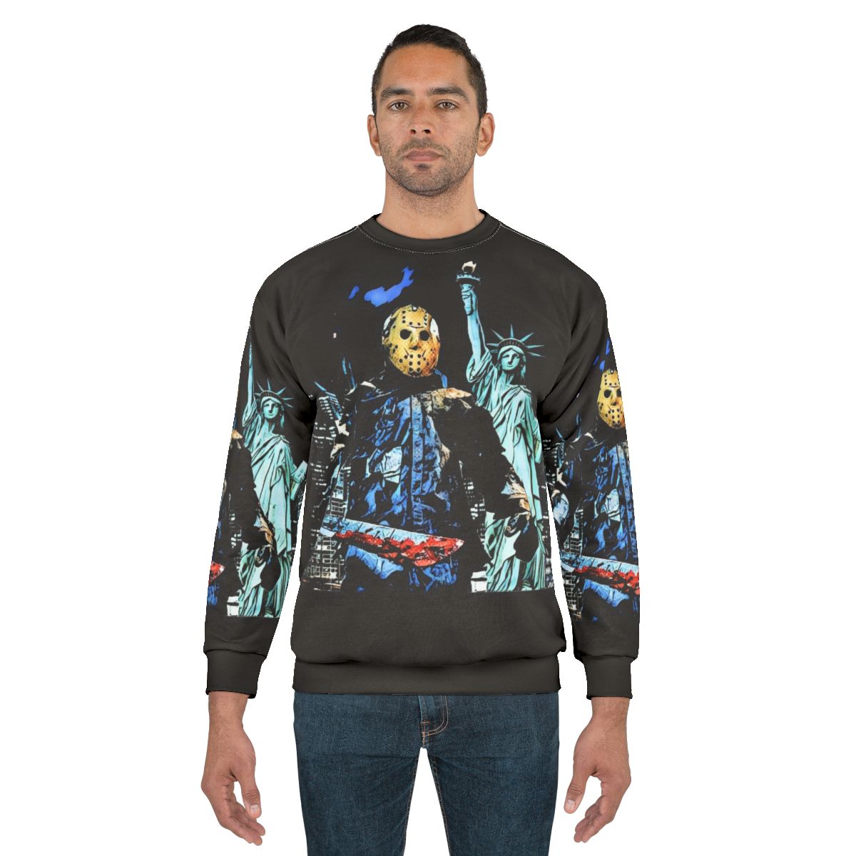 Jason Takes Manhattan Sweatshirt 2 featuring Friday the 13th character
