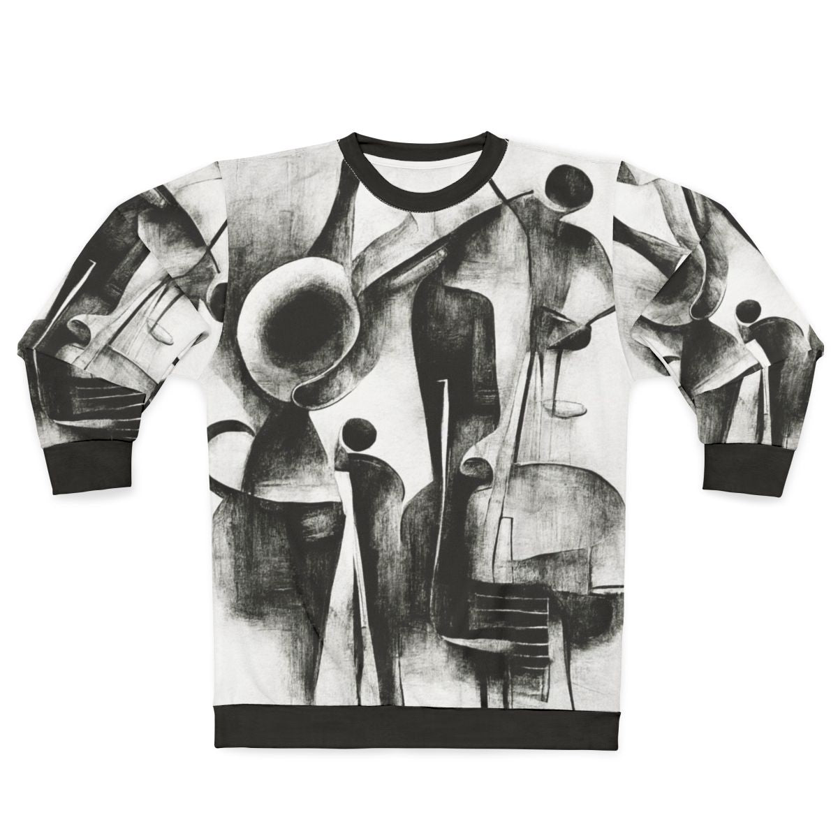Jazz Quartet Abstract Sweatshirt