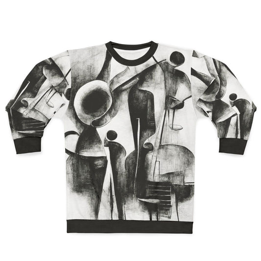 Jazz Quartet Abstract Sweatshirt