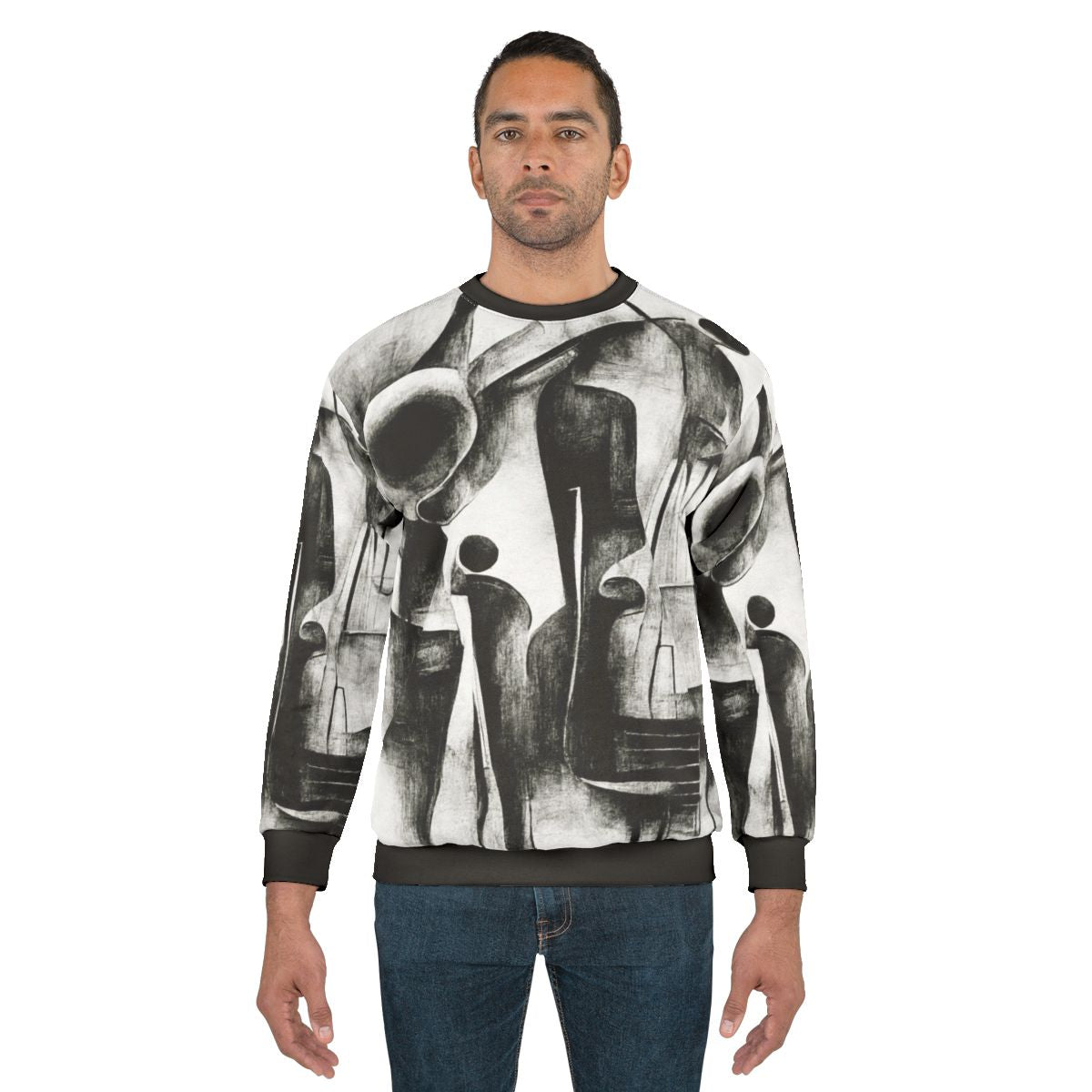Jazz Quartet Abstract Sweatshirt