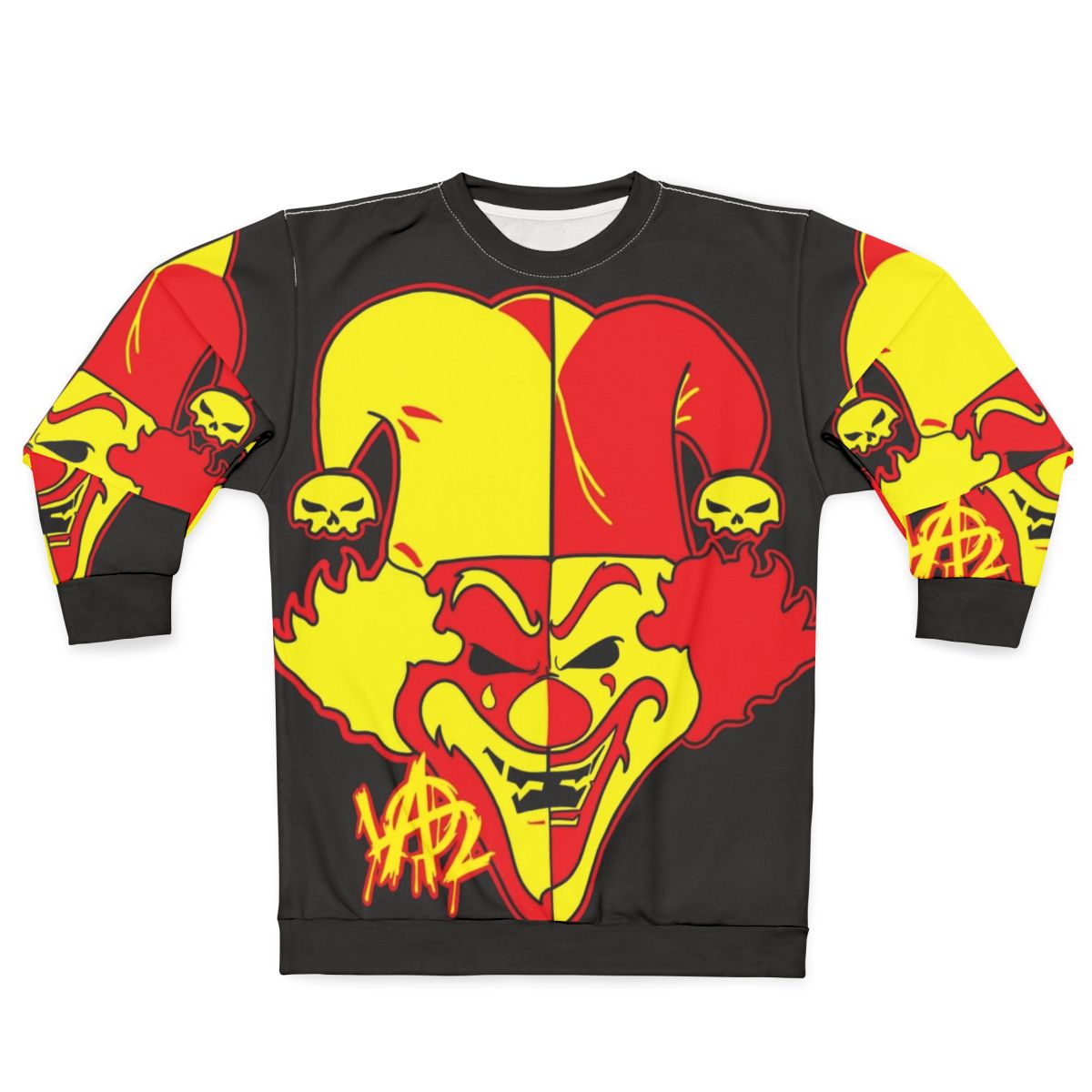 "Jeckel Carnage" horror-themed sweatshirt for heavy metal enthusiasts