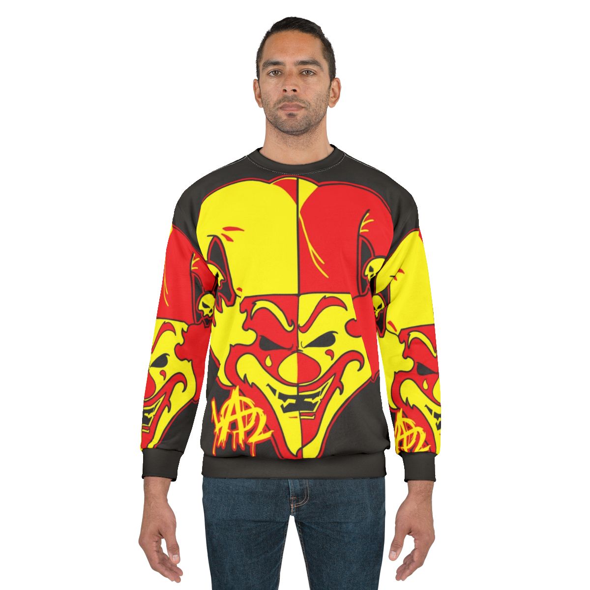 "Jeckel Carnage" horror-themed sweatshirt for heavy metal enthusiasts