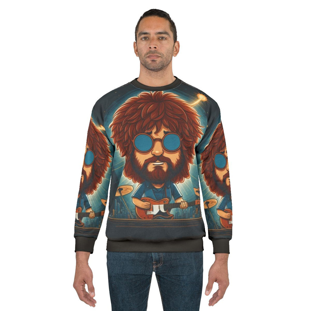 Jeff Lynne and Electric Light Orchestra 'Mr. Blue Sky' retro-style graphic sweatshirt