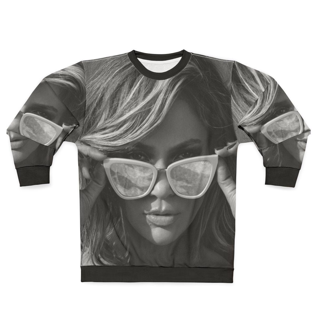 Jennifer Lopez Sweatshirt with Pop Art Design