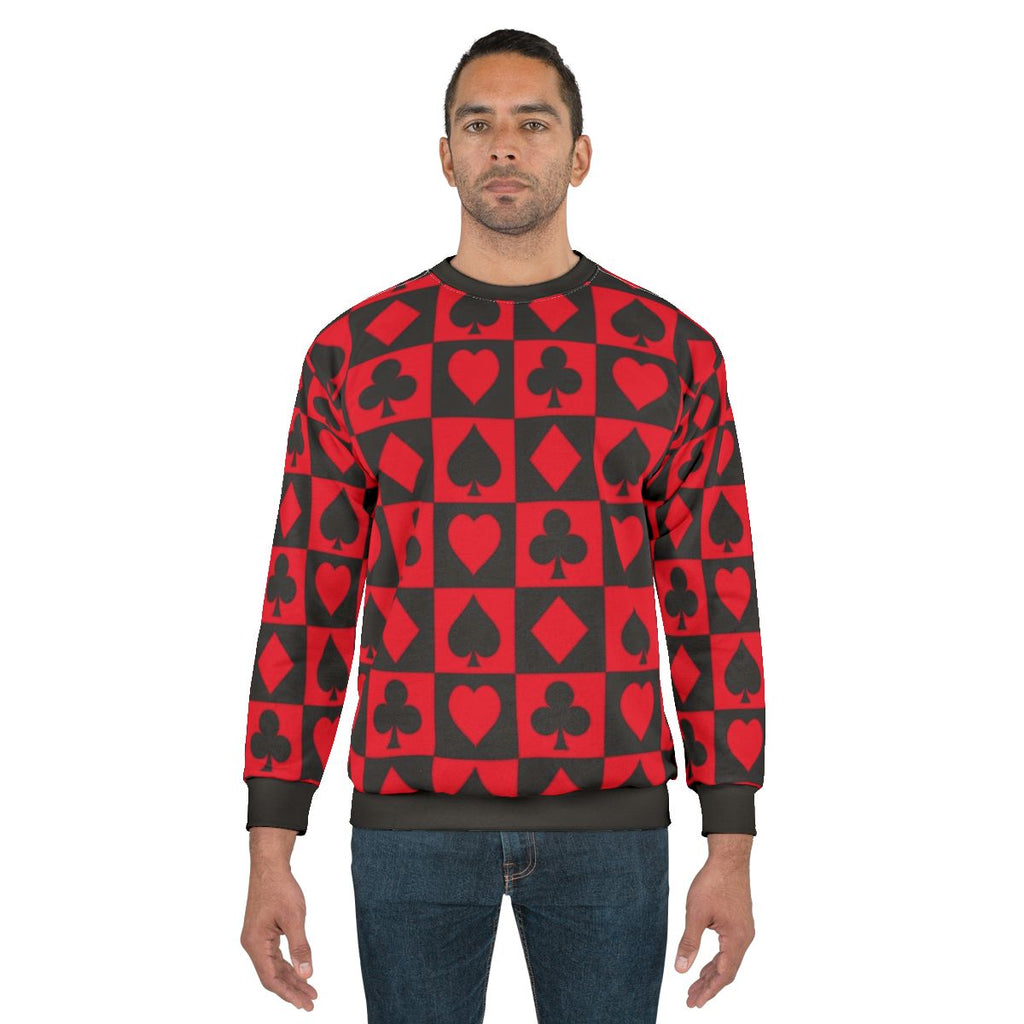 Jester Suit Sweatshirt - Quirky Superhero Comic Book Inspired Clothing