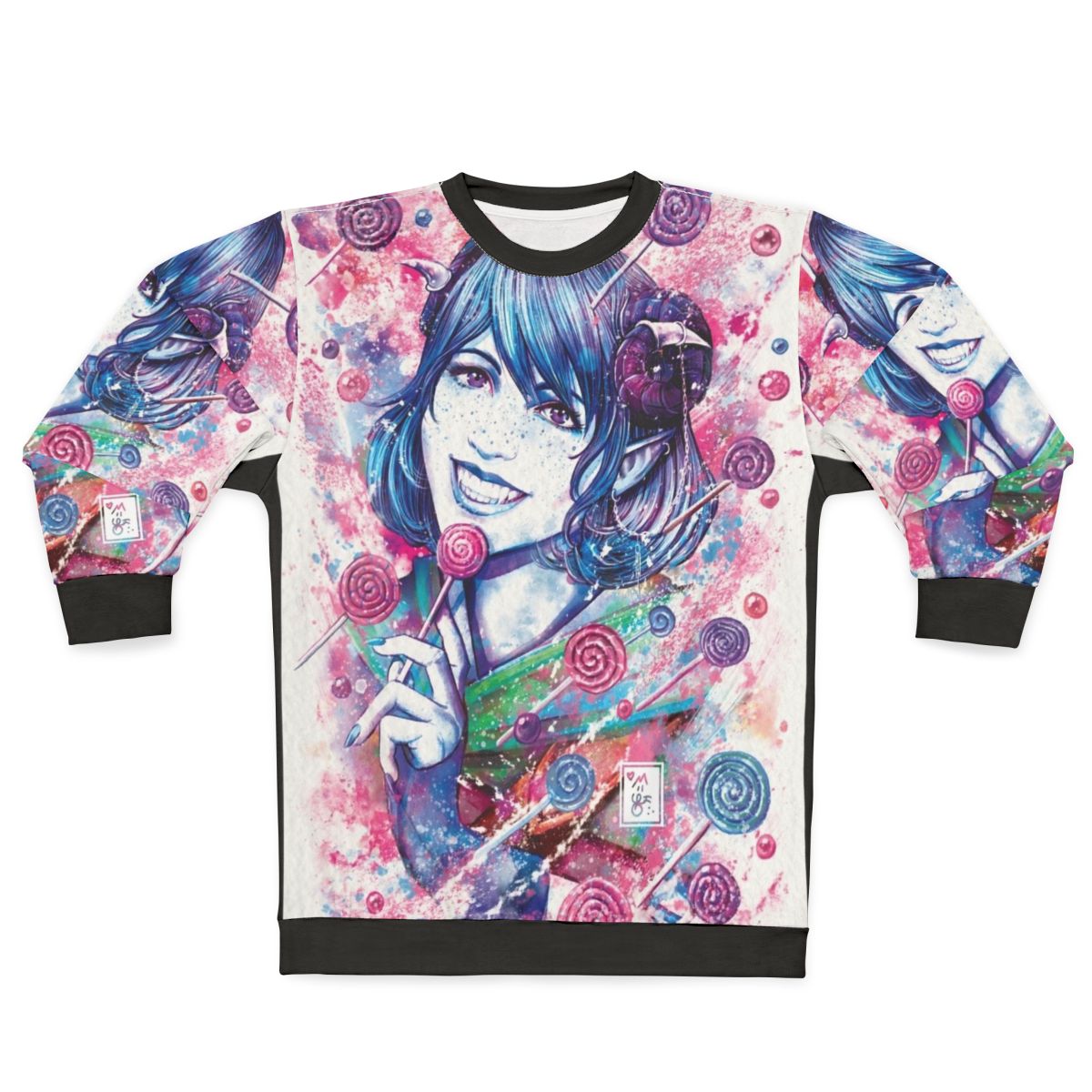 Critical Role Jester Lavorre Watercolor Candy Sweatshirt