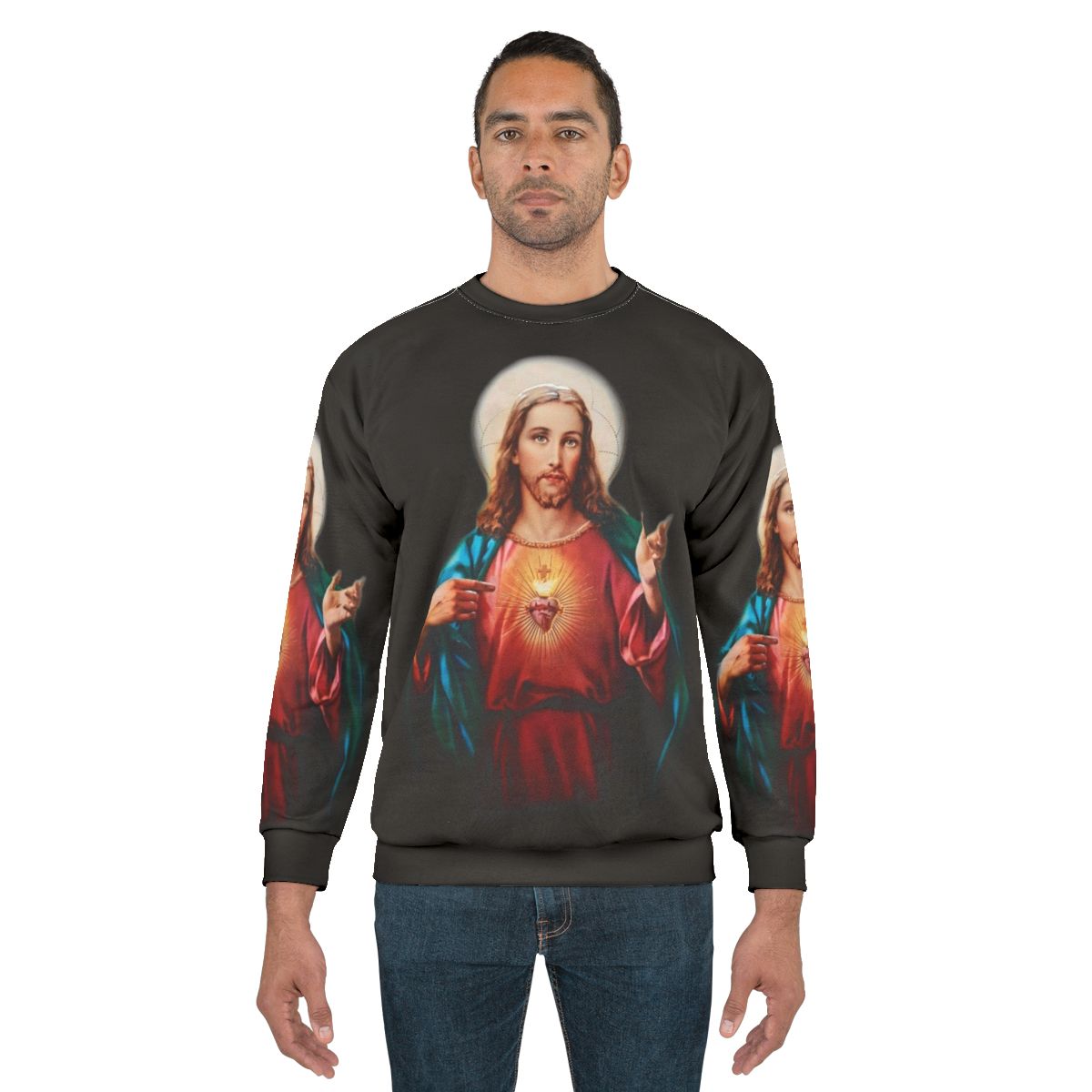 Jesus Christ the Savior Christian Sweatshirt