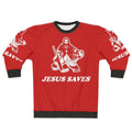 Jesus Saves Hockey Goalie Sweatshirt