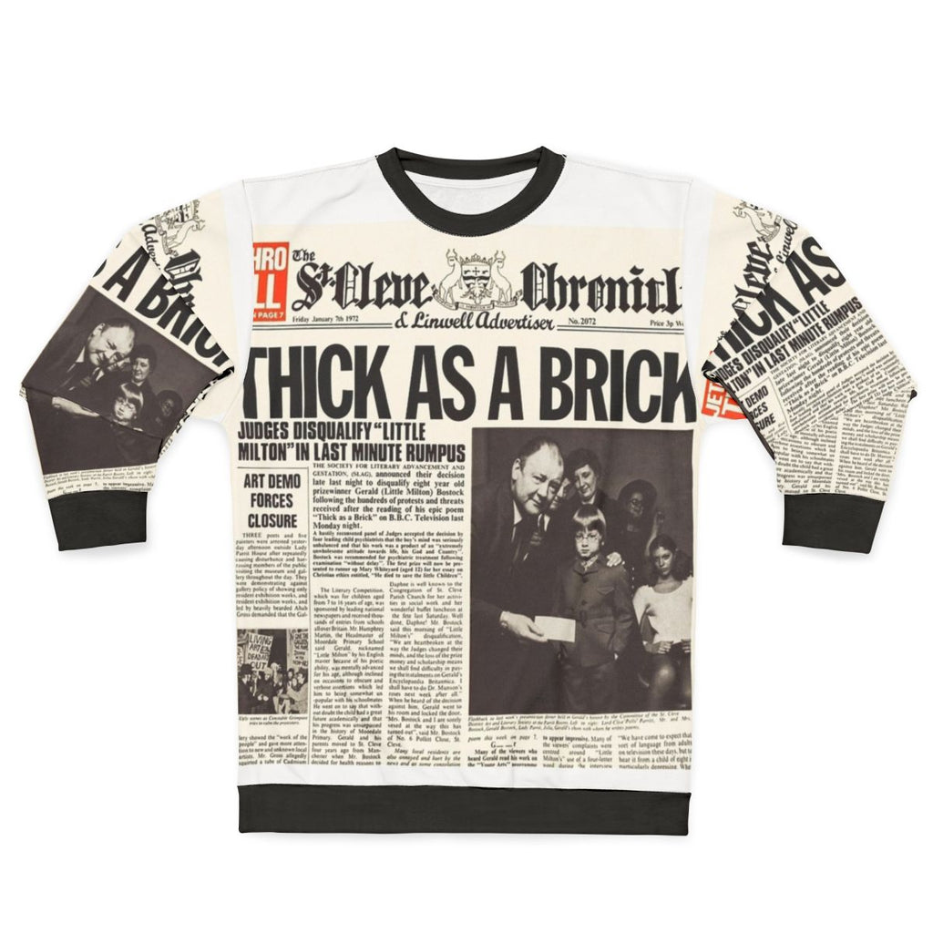Jethro Tull "Thick as a Brick" Sweatshirt