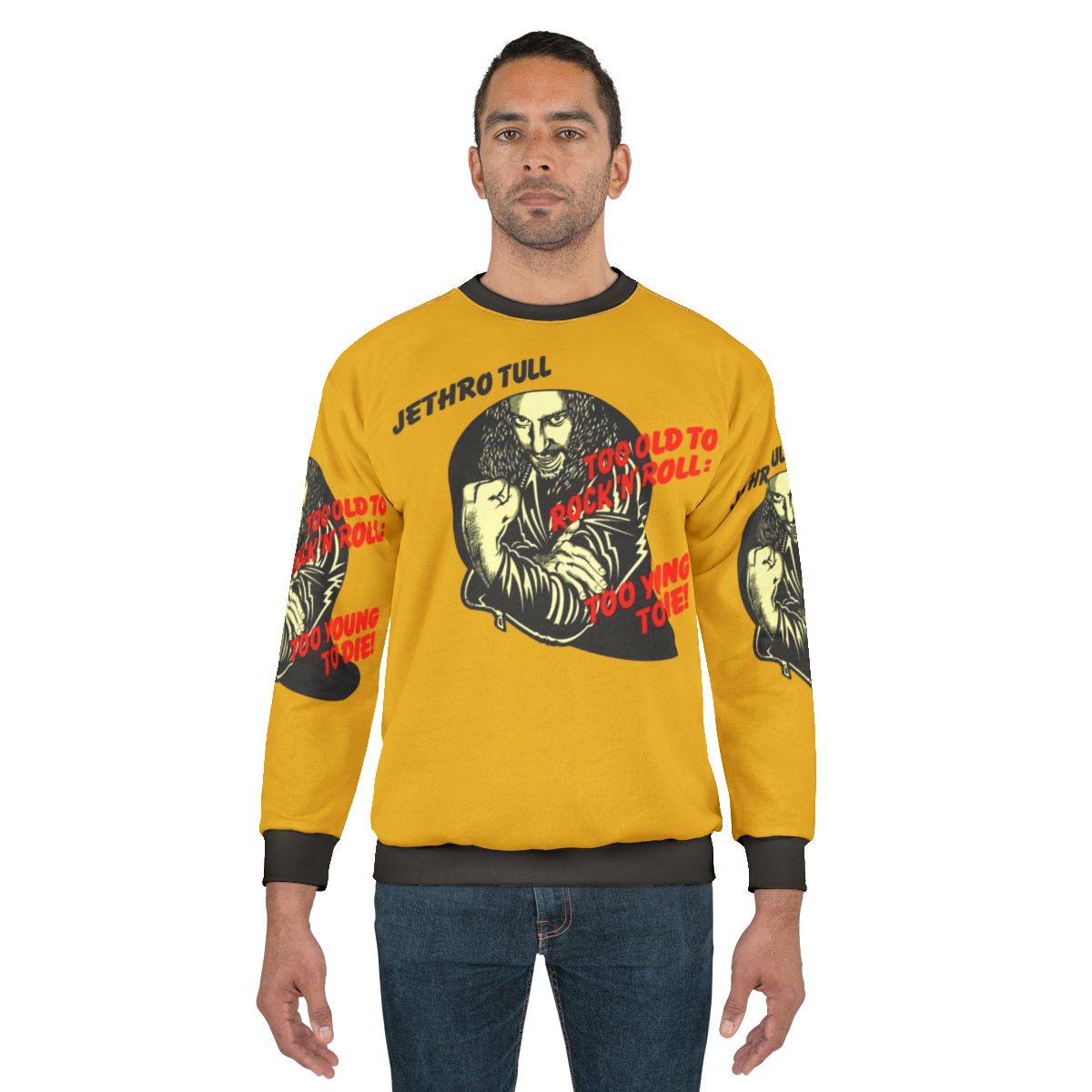 Jethro Tull Too Old Vintage Rock Band Sweatshirt