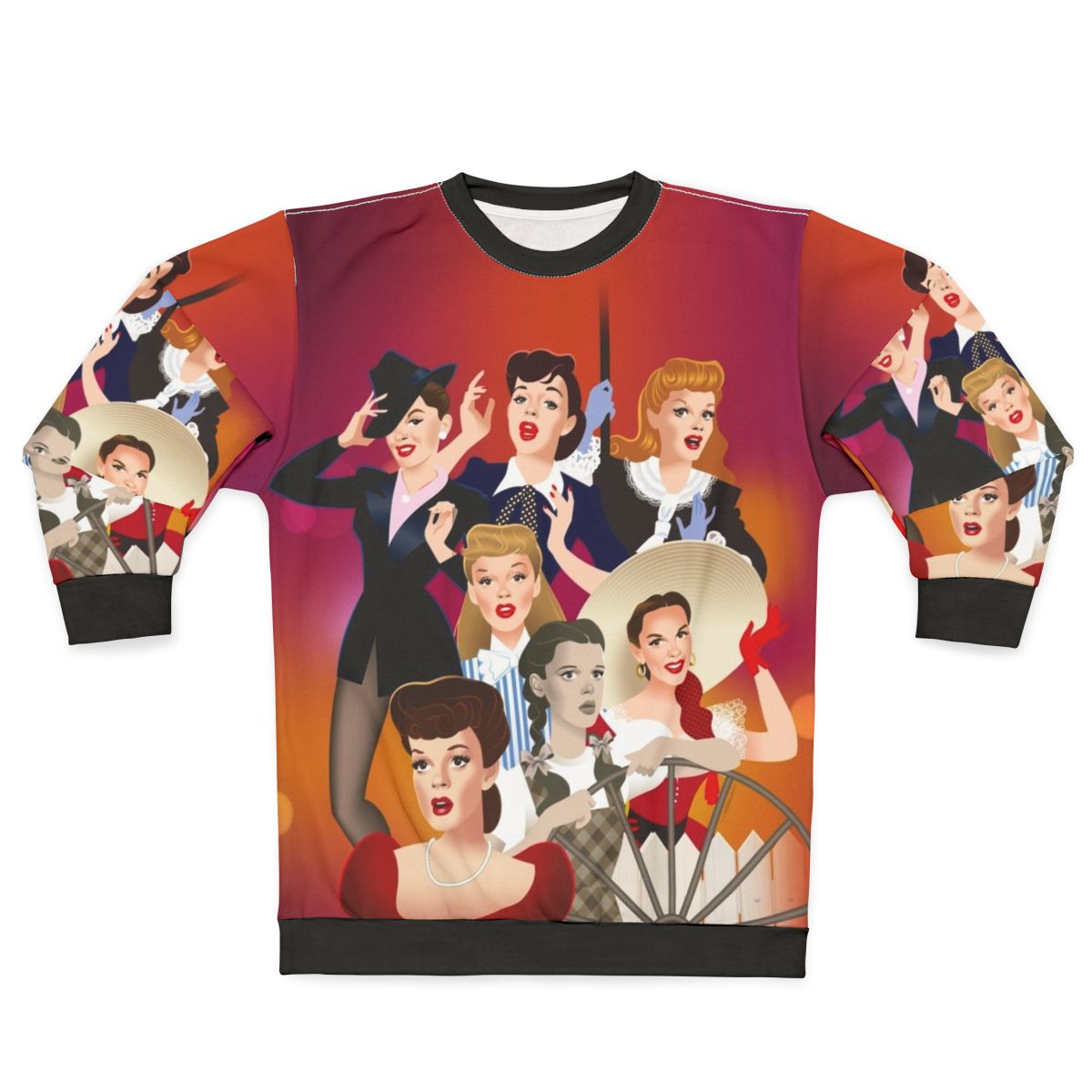 Alejandro Mogollo Art Hollywood Icon Movie Star Sweatshirt