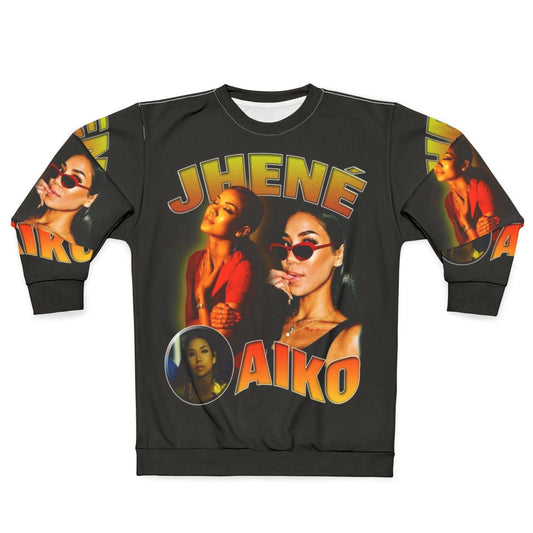 Jhene Aiko Bootleg Sweatshirt - Y2K Aesthetic Indie Hip Hop Streetwear