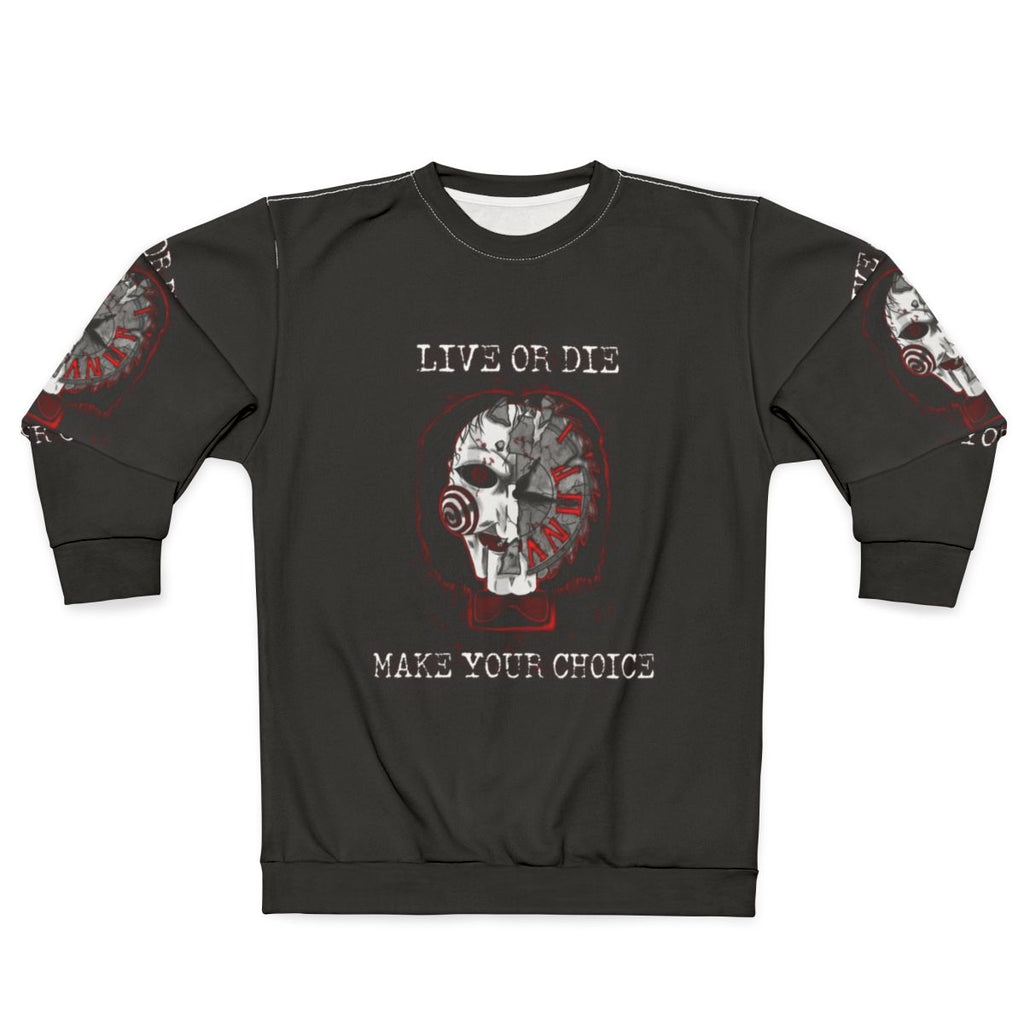 Jigsaw Saw Horror Fan Art Sweatshirt