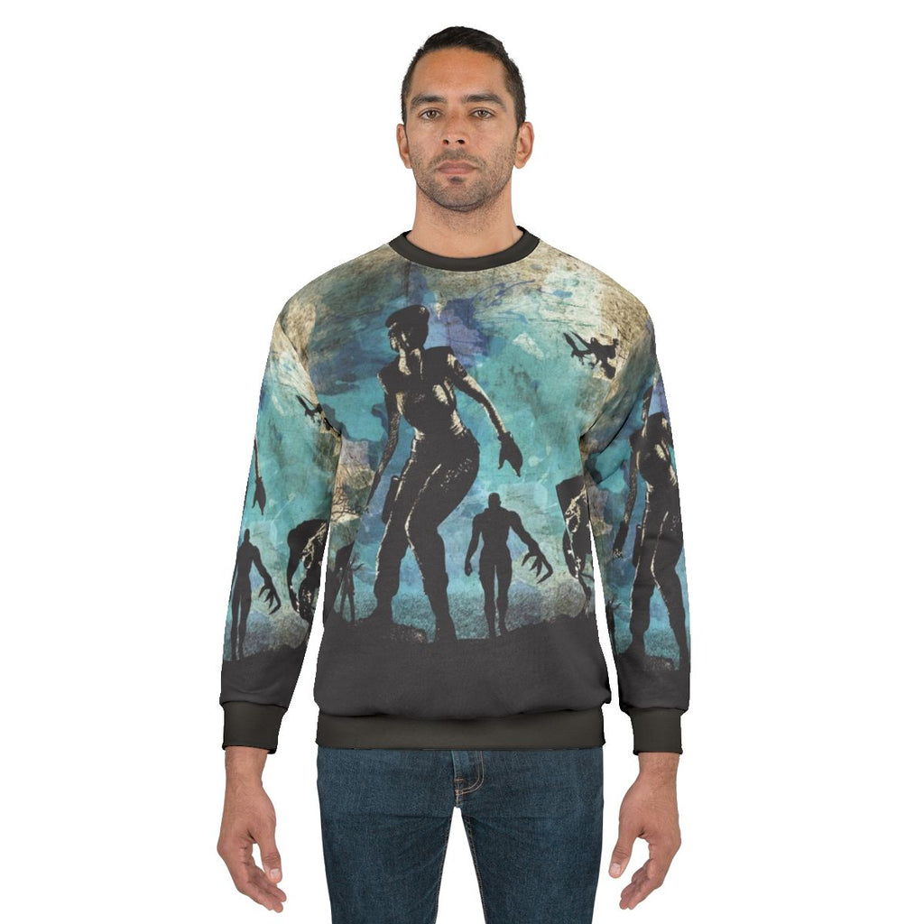 Resident Evil Jill Valentine Minimalist Art Sweatshirt