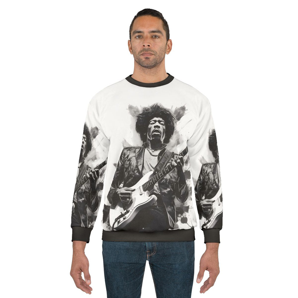 Jimi Hendrix Psychedelic Rock Sweatshirt