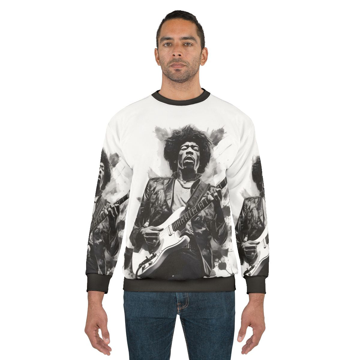 Jimi Hendrix Psychedelic Rock Sweatshirt
