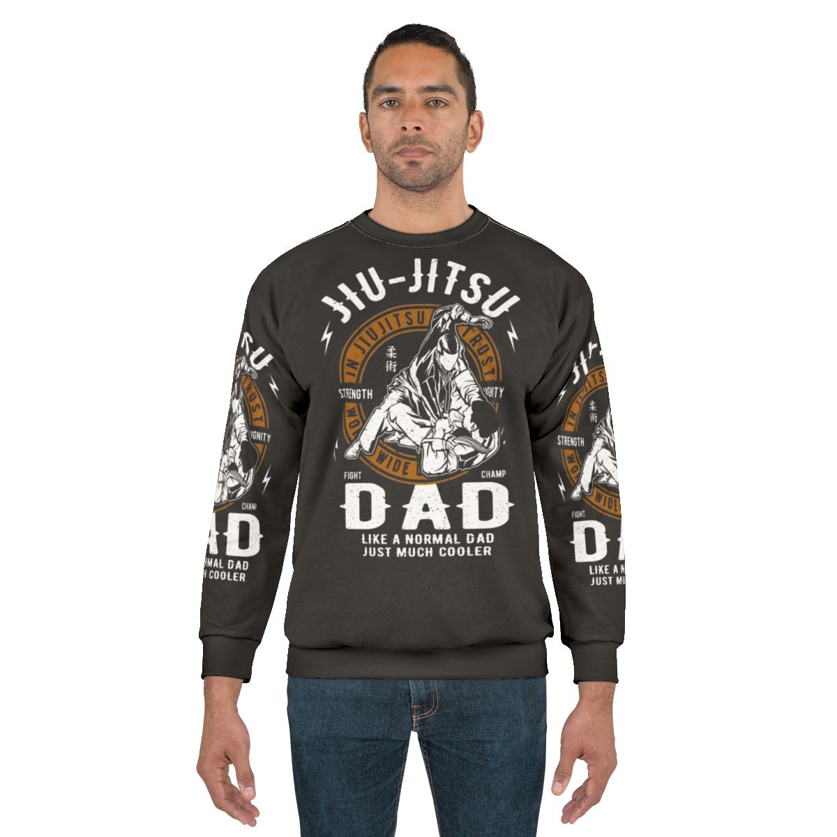 Jiu Jitsu Dad Sweatshirt - Martial Arts Father's Day Gift