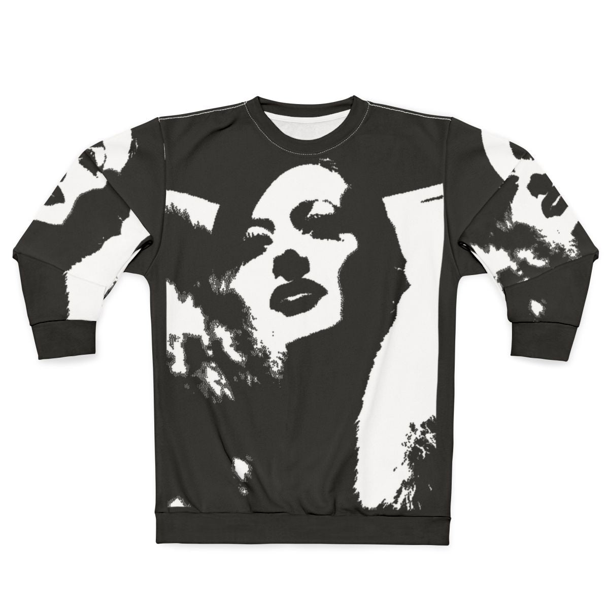 Vintage 1930s Joan Crawford Letty Lynton Black and White Movie Sweatshirt