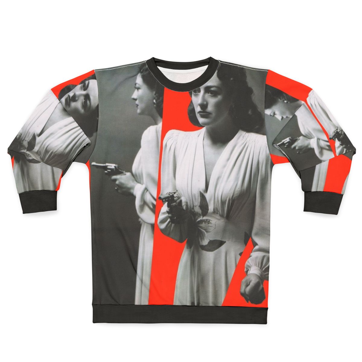 Joan Crawford Mildred Pierce Collage Art Sweatshirt