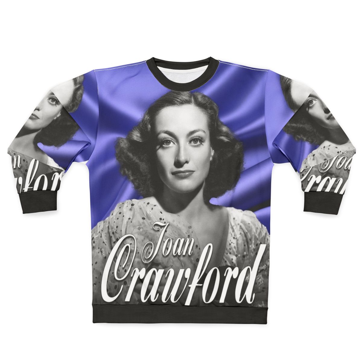 Vintage Joan Crawford Purple Sweatshirt