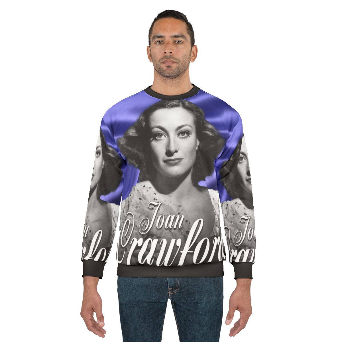 Vintage Joan Crawford Purple Sweatshirt