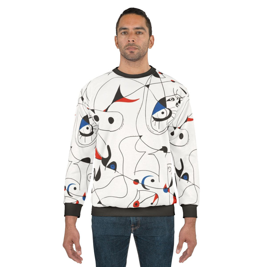 Minimalist Joan Mir 5 Abstract Art Sweatshirt