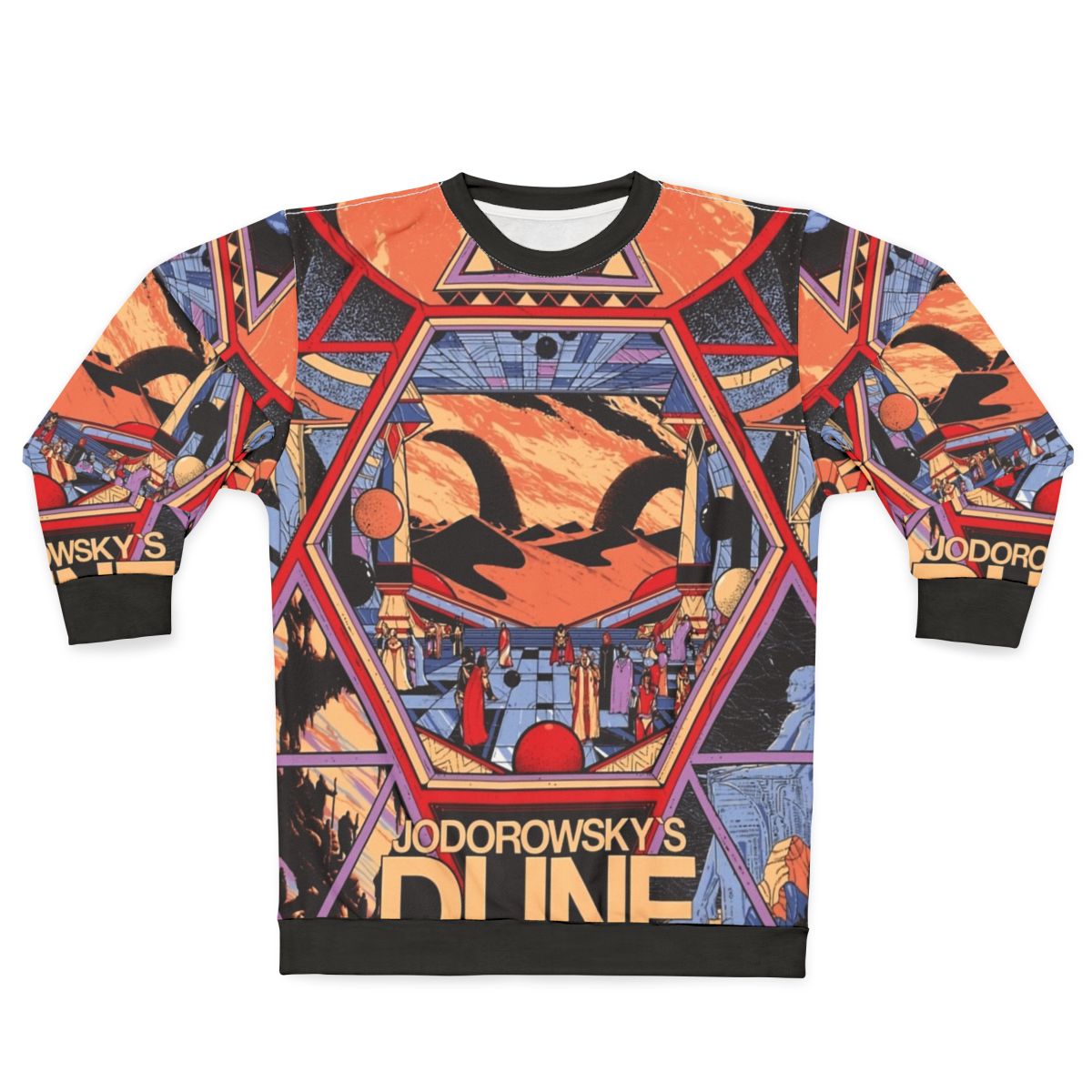 Jodorowsky's Dunes' sci-fi movie fan art sweatshirt design