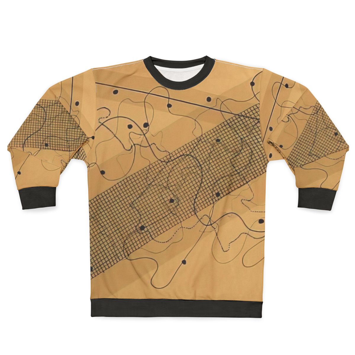 Avant garde sweatshirt featuring John Cage's Fontana Mix