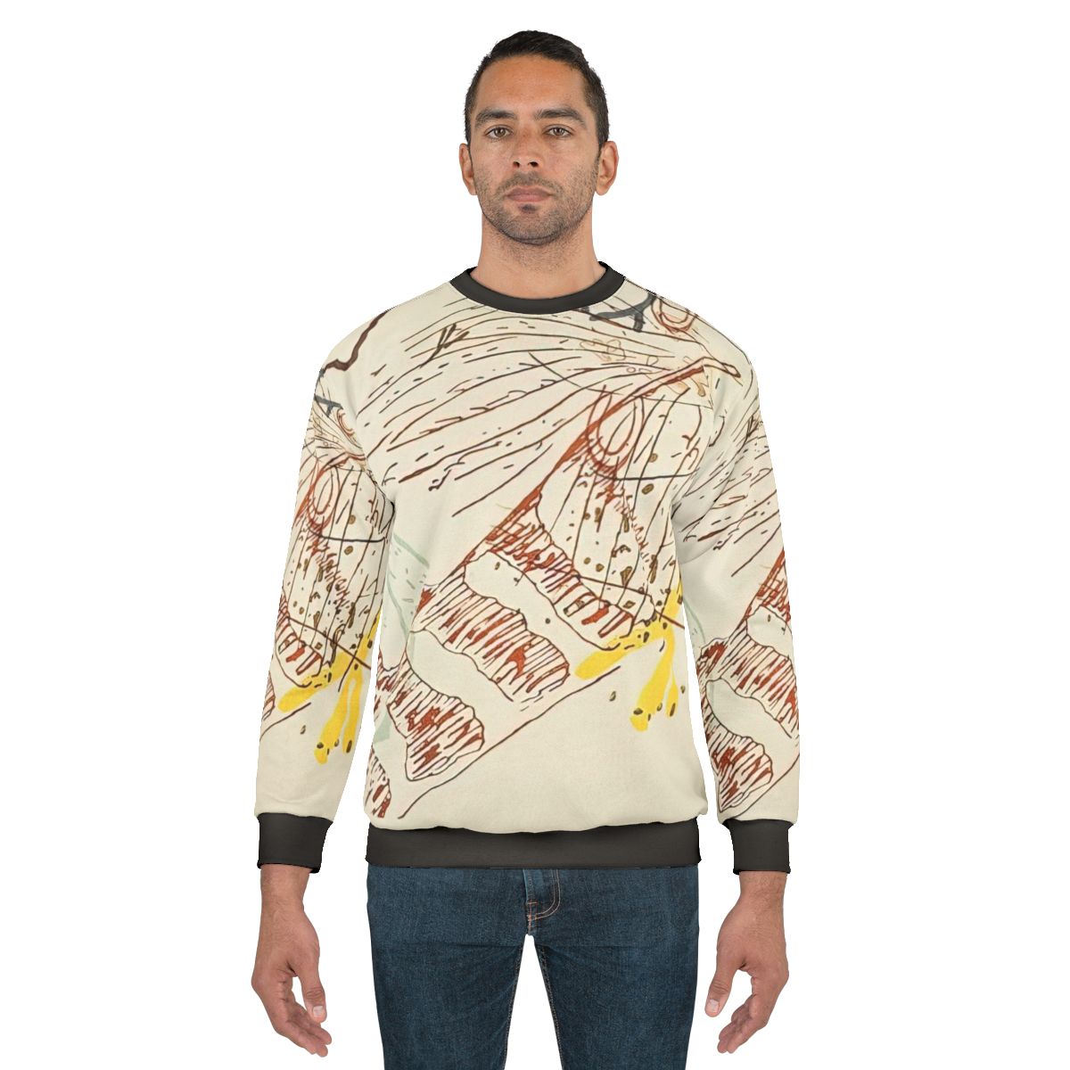 Avant Garde Music Sweatshirt Featuring John Cage Inspired Design