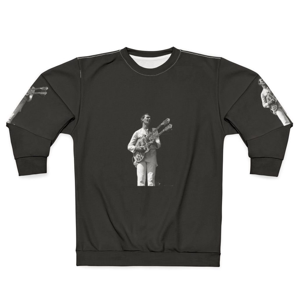 Mahavishnu Orchestra John McLaughlin Double Neck Guitar Sweatshirt