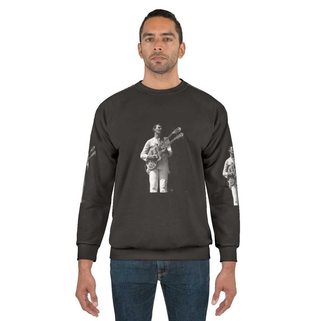 Mahavishnu Orchestra John McLaughlin Double Neck Guitar Sweatshirt