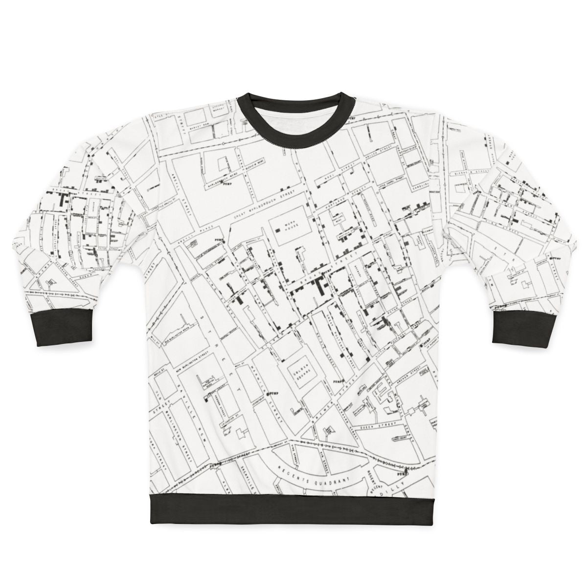 John Snow Cholera Map Sweatshirt