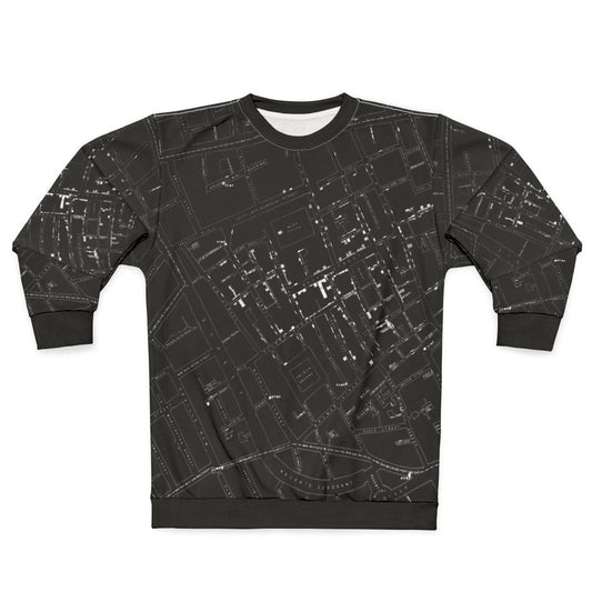 John Snow's Cholera Map White Sweatshirt