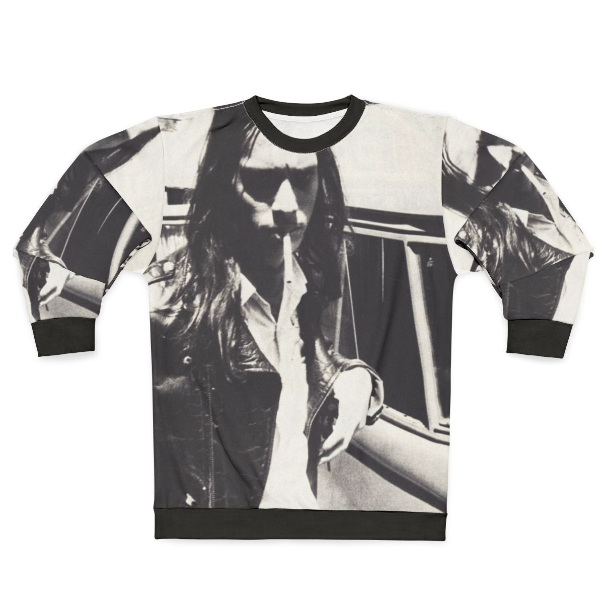 Vintage John Waters Sweatshirt featuring iconic black and white portrait of the cult film director